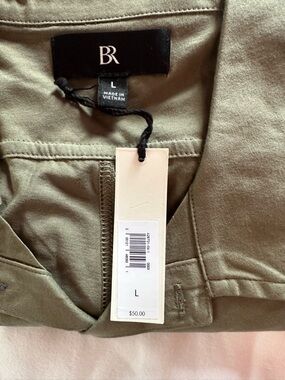 Banana Republic Silky Cotton Polo — Olive Green